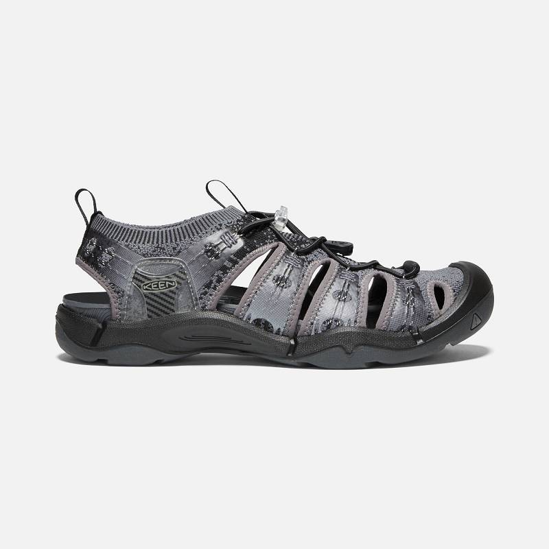 Keen EVOFIT One Trekkingsandalen Herren DE-65134 Heathered Black/Magnet - Keen Herrenschuhe Schwarz